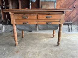 Antique Hoosier Pot Belly Baker's Flour Bin Table for Sale ...