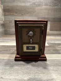 Vintage US Post Office Mail Box Brass Door with Solid Oak Box Inch USPS | eBay