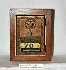 James Arness Gunsmoke VTN Odyssey Creations Post Office Safe Lock Box Coin Bank - Sold for $312.00 | Piggy Bank Price Reference