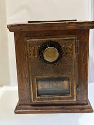VINTAGE WOOD AND BRONZE UNITED STATES POST OFFICE LOCK BOX | eBay