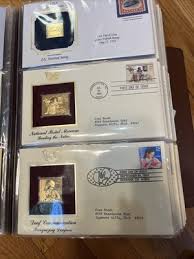 Lot of 36 GOLDEN REPLICAS OF UNITED STATES STAMPS 22K Gold ...