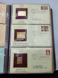 Golden Replicas Of United States Stamps 22k Gold Book of ...