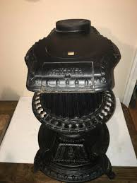 Antique potbelly cast iron stove coal/wood ORR PAINTER & CO READING PA NO.10 | #1973615974
