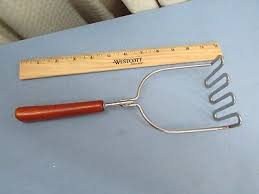 Vintage Potato Masher Ekco Eterna BAKELITE HANDLE USA, Stainless Steel | eBay