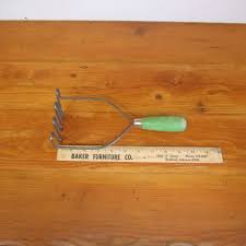 Antique Vintage Potato Masher with Green Handle – Ma and Pa's Attic ®