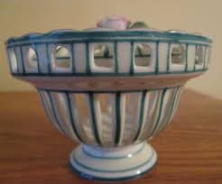 VINTAGE - ROYAL DANUBE #1886 CHINA TRINKET/CANDY DISH GOLD ...