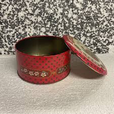 vintage Christmas Tin box, Tin Box Co., Hong Kong Teddy Bear ...