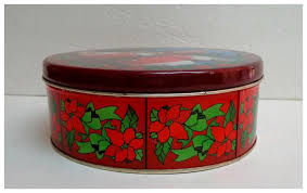 Vintage Biscuit Tin. Santa Claus. Coca-Cola. Poinsettias ...