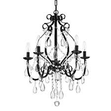 Edvivi Amorette 5-Light Antique Black Candle Style ...