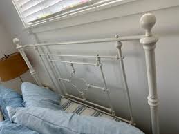 Restoration Hardware, QuatreFoil, White Iron Bed (Full) for ...