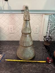 Vintage Mercury Glass Xlarge Over 20”T X 9”W Christmas ...