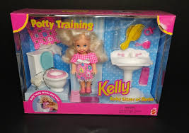 Mattel #16066 Potty Training Kelly Baby Sister of Barbie ...
