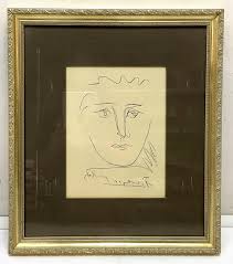 Sold at Auction: Pablo Picasso, Pablo Picasso “Pour Robie” Print On Paper
