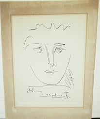 PABLO PICASSO "POUR ROBY" VINTAGE COLOR LITHOGRAPH | eBay