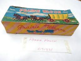 Vtg NIB Prairie Covered Wagon Japan Wooden Figurine Mid Century Toy Cowboy India | eBay