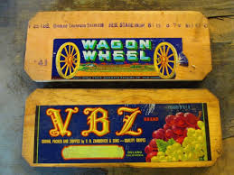 Lot of 6 Vtg Wood Fruit Grapes Box Crate Advertising End Boards w/ Labels Eb3 | eBay Australia