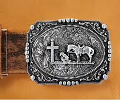 PRAYING COWBOY HORSE WESTERN BUCKLE CROSS HORSE WESTERN BELT ...