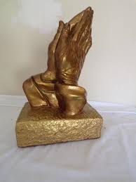 Vintage Porcelain Praying Hands Religious Golden Lace Highlights, Atlantic Mold Pottery F-154 - Etsy