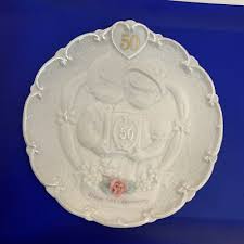 Vintage Precious Moments 50th Anniversary Plate 3D ...