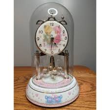 Precious Moments Mantel Clock 'friendship Hits the Spot', Glass Cloche, All in Excellent, Working Condition; With Cloche 9.25" Tall X 6". - Etsy