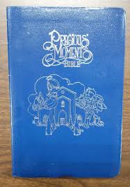 Precious Moments Blue Bible Faux Leather Contemporary ...
