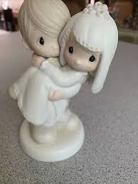 Precious Moments Bride and Groom figurine-Bless You Two ...