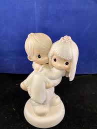 Vintage Precious Moments Blessed You Two Cake Toper - Etsy