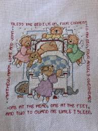 Teddy Angels Completed Cross Stitch - Etsy