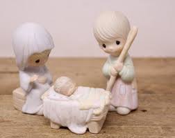 Vintage "come Let Us Adore Him" Figurines by David ...