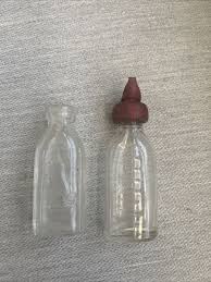 2 Vintage Sunruco Sun Babe Glass Doll Baby Bottle Nipple ...