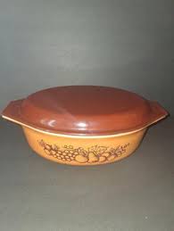 Vtg Pyrex Corning Old Orchard Casserole Dish | Mercari