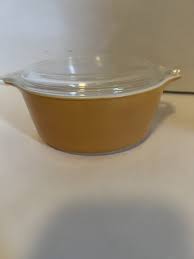 Vintage Pyrex 472 Butterscotch 1-1/2 Pt. Casserole Baking ...