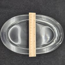 Vintage & Signed Art Deco CARTIER Lead Crystal Large Oval ...