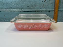 Vintage Pyrex Pink Daisy Space Saver 575-B - Etsy Israel