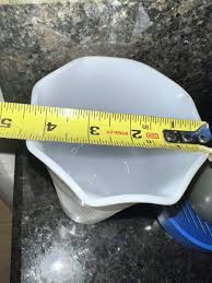 Vintage Hazel Atlas Milk Glass Vase With Micro Fluted Center Band and Ruffle Rim | eBay