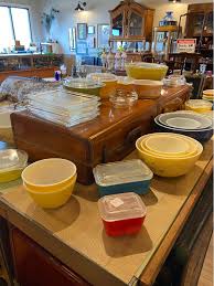 We have the Pyrex!! Come check us out, multiple sellers in this location. Lots of MCM, glassware, handmade jewelry, furniture! New items added almost daily! Wilton Hall 11040 Wilton Rd Wilton, 95693
