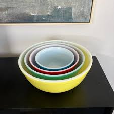 Vintage Pyrex Primary Colors Nesting Mixing Bowls, Set of 4, Pyrex Primary Colors Nesting Bowls 1950s Excellent Condition, Complete Set - Etsy