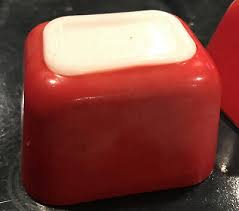 2 VTG PYREX RED SMALL REFRIGERATOR DISH LOT 501-B NO LIDS | eBay