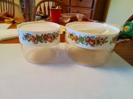 Vintage Pyrex Spice of Life Store and See Canisters. - Etsy