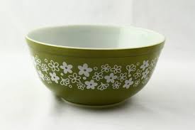 Vintage Pyrex Spring Blossom Green 3 Piece Nesting Mixing Bowl Set 401/402/403 | eBay