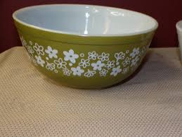 Vintage Pyrex MIXING BOWLS 401, 402, 403 ~ CRAZY DAISY SPRING BLOSSOM ~ NICE ! | eBay