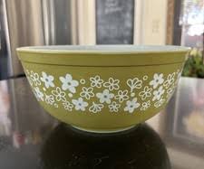 Vintage PYREX Spring Blossom Crazy Daisy 403 Mixing Bowl for sale online | eBay