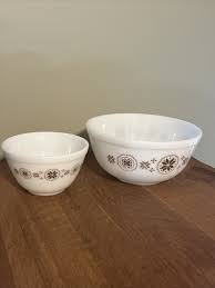 1963 vintage town and country pyrex bowls collectible | eBay