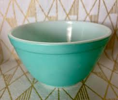 Vintage Pyrex Turquoise 401 Nesting Bowl 1.5 Pint - Etsy