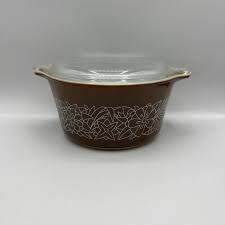 Vintage Pyrex Woodland Brown 473-B Quart | Mercari