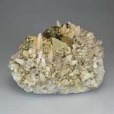 Pyrite with Quartz (M275) - Kristalle, est. 1971