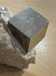 Pyrite Cube, fool's gold, Double - Prehistoricoregon