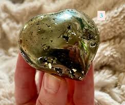 HUGE Druzy Pyrite Heart! You Choose| Abundance | Pyrite ...