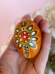 LOT of 3 Vintage Wooden Polish/ukrainian Pysanky Folk Art ...