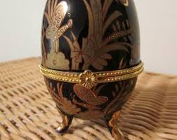 Plato para baratijas con forma de huevo, caja con bisagras ...